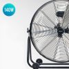 Ventilador Industrial de Suelo, 140 W, Negro, Huracán - Imagen 5