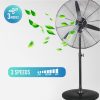 Ventilador de Pie, 160 W, Acero Inoxidable, 3 Velocidades, Negro, modelo Tornado - Imagen 4