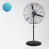 Ventilador de Pie, 160 W, Acero Inoxidable, 3 Velocidades, Negro, modelo Tornado - Imagen 3