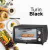 Mini horno tostador de 9 litros de capacidad Turin Black - Imagen 7