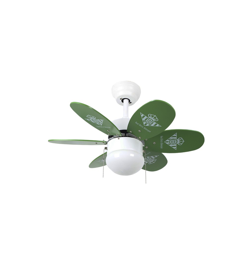 Ventilador de techo oficial Real Betis Balompié, Real Betis , 60W, 75cm