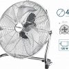 Ventilador industrial de 45 cm, cabezal orientable, 120 W, 3 Velocidades, cromado, modelo Mediterráneo - Imagen 4