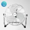 Ventilador industrial de 45 cm, cabezal orientable, 120 W, 3 Velocidades, cromado, modelo Mediterráneo - Imagen 6