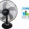 Ventilador de mesa de 30 cm, 35W de potencia, 3 velocidades, modelo Roche, reacondicionado - Imagen 3