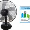 Ventilador de mesa de 40 cm - 50W de potencia - 3 velocidades, Barrosa - Imagen 4
