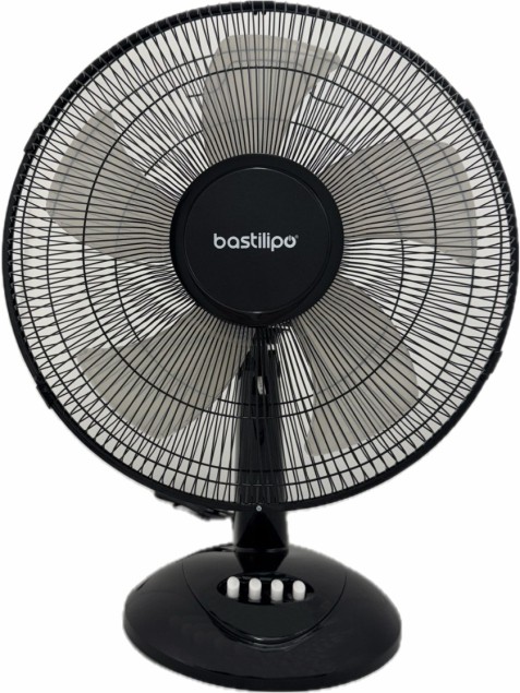 Ventilador de mesa de 40 cm - 50W de potencia - 3 velocidades, Barrosa