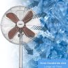 Ventilador de pie metálico, 50 W, 3 Velocidades, color chocolate, modelo Palma - Imagen 6
