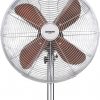 Ventilador de pie metálico, 50 W, 3 Velocidades, color chocolate, modelo Palma - Imagen 3
