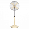 Palma ventilador metálico con base redonda, 50 W, Acero Inoxidable, 3 Velocidades, Vainilla