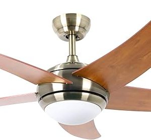 Ventilador de techo Bastilipo Malibu Niquel 3 Led