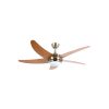 Ventilador de techo Bastilipo Malibu Cuero 3 Led - Imagen 4