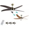 Ventilador de techo Bastilipo Malibu Cuero 3 Led - Imagen 5