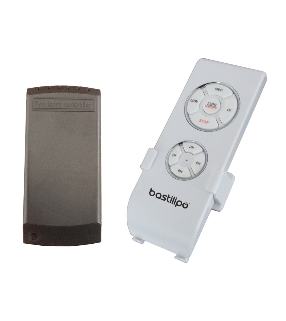 Ventilador de techo Bastilipo Malibu Cuero 3 Led - Imagen 6