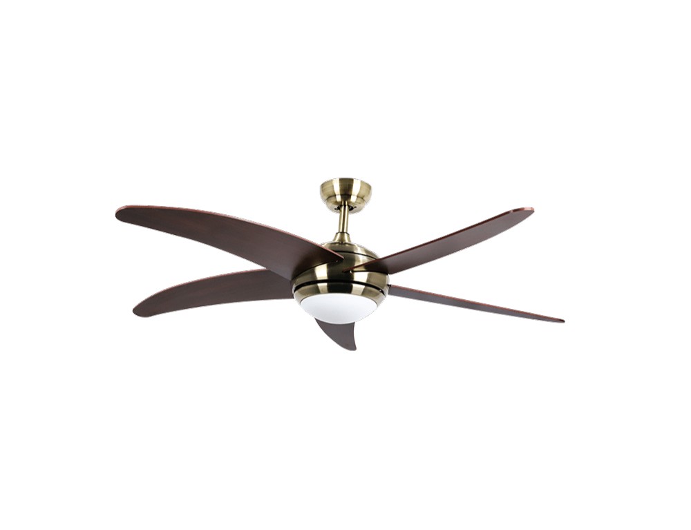 Ventilador de techo Bastilipo Malibu Cuero 3 Led - Imagen 3