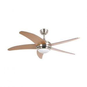 Ventilador de techo Bastilipo Malibu Niquel 3 Led