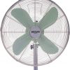 Palma Ventilador de Pie Redondo, 50 W, Acero Inoxidable, 3 Velocidades, Verde - Imagen 3