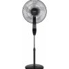 Ventilador de pie con mando a distancia, 50W, base redonda, gama premium, modelo Coin Black - Imagen 2