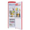 Frigorífico doble puerta combi Rojo estilo vintage 255L - Imagen 3
