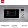 Microondas - Teka MWE202 FI, Integrable, Con grill, 800 W, 5 niveles de potencia, 20 l, Plata - Imagen 3