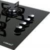 Encimera - Cata CIB 6031 BK, Vitrocerámica, Gas Butano, 4 quemadores, Negro - Imagen 5