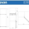 Frigorifico Svan SF17601E 2 Puertas De 172x60x60.5cm Ciclico - Imagen 5