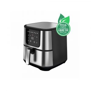 Freidora de aire digital de 5,5 Litros y 1800W, acabado acero cepillado, AF-1800, Dragon air fryer