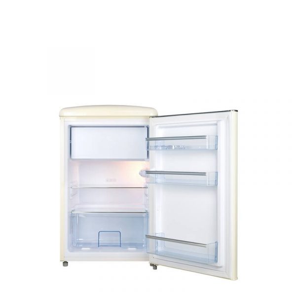 Frigorífico de sobremesa Retro Vintage Crema 108L - Imagen 3