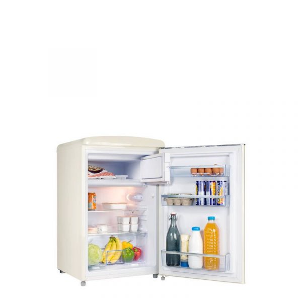 Frigorífico de sobremesa Retro Vintage Crema 108L - Imagen 5