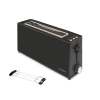 Tostador Firefox AN-900 Color negro, ranura larga rebanadas, 900W - función descongelar - bandeja recogemigas (reac)