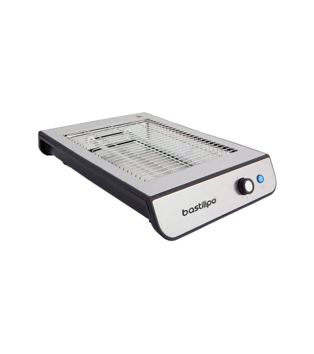 Tostador plano de acero inoxidable, 680W, 2 resistencias, temporizador digital,TPI-680 (reac)