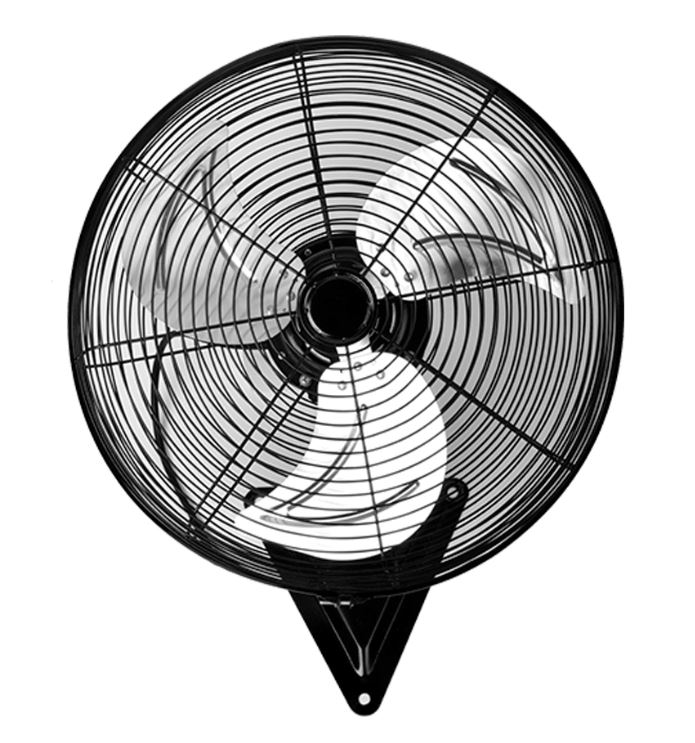 MISTRAL, Vent. industrial de pared, 40cm.Ø, oscilante, 80W