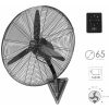 Ventilador Industrial de Pared, 160 W, Acero Inoxidable, 3 Velocidades, Negro, Ventisca - Imagen 2