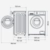 Lavadora 6 kg Carga Frontal IBIZA 4006W - Imagen 4