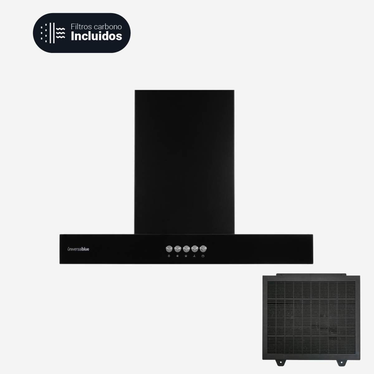 Campana en T Negra 60 cm Clase C KENIA 6060B