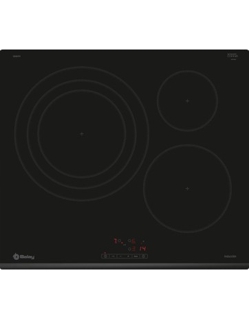 VITROCERAMICA INDEPENDIENTE BALAY 3EB967FR 3/INDUCCION BISELADA