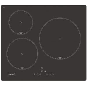 VITROCERAMICA DIGITAL CATA IB6303BK/A 3/INDUCCION BISEL POTENCIA TOTAL 7100/WATIOS