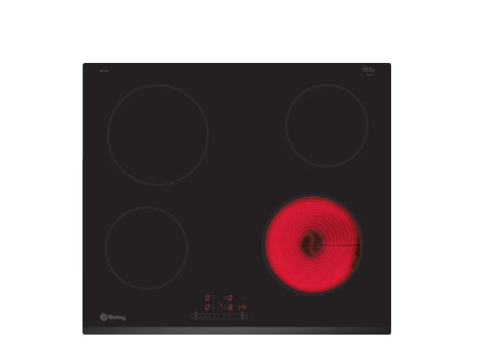 PLACA VITROCERÁMICA BALAY 3EB720LR de 60 cm con 4 zonas