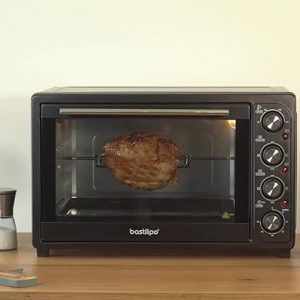 SIENA BLACK, horno de sobremesa, 35L, negro, 1600W, conveccion y rustidor