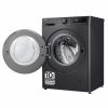 LAVADORA L.G. F4WR5009A6M 9/KG INOX DARK 1400/RPM VAPOR - Imagen 4