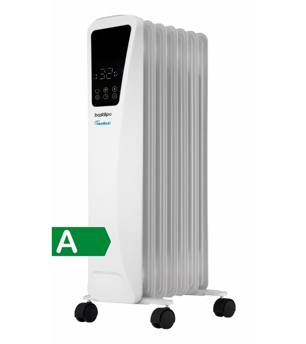 Radiador de bajo consumo eléctrico con wifi, 7 elementos, con fluido ecológico, R-EcoFluid2-7