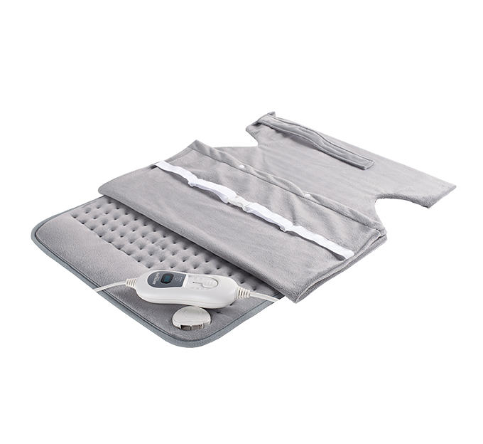 AC-100, almohadilla cervical y espalda, 100W, funda lavable, mando led