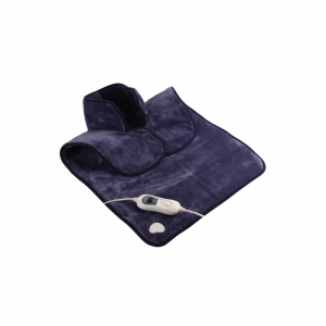 AHC-100XL, Almohadilla para cervicales, espalda y hombros, funda terciopelo (envase ligeramente dañado)