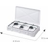 CG-300 Bastilipo, Hornillo de gas de tres quemadores, esmaltada, con tapa, 6,6 Kw, regulador, color blanco (reacondicionado) - Imagen 2