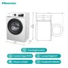 LAVADORA HISENSE WFQP9014EVM 9/KG 1400/RPM - Imagen 3