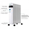 R-ECOFLUID-9, Radiador ecológico con H₂O Natural Liquid, extra bajo consumo, 0,82 kWh, 9 elementos, Wifi, pantalla digital, control de temperatura electrónico. - Imagen 3