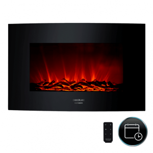 Ready Warm 3500 Curved Flames decorativa de 35” con máxima potencia de 2000 W