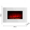 ReadyWarm 3590 Flames Connected White Chimenea eléctrica decorativa - Imagen 3