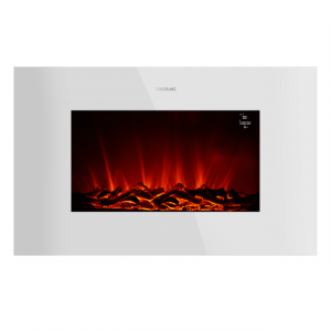ReadyWarm 3590 Flames Connected White Chimenea eléctrica decorativa