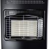 EGC-4200-Estufa de Gas Cerámica de 4200W y Tres Niveles de Potencia. Sistema de Seguridad, Negro
