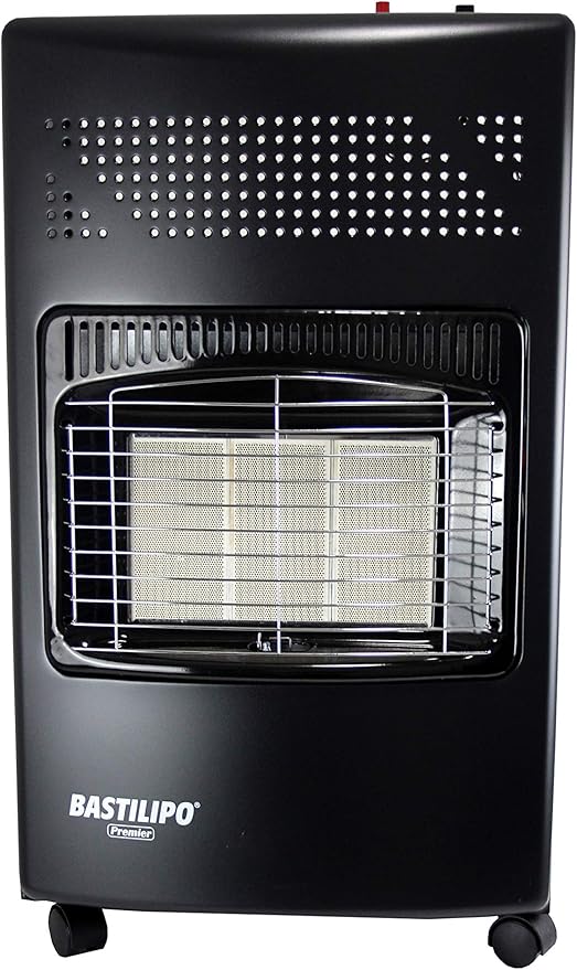 EGC-4200-Estufa de Gas Cerámica de 4200W y Tres Niveles de Potencia. Sistema de Seguridad, Negro